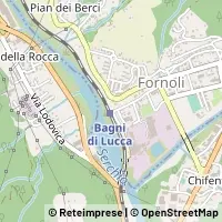 Peta Bagni di Lucca