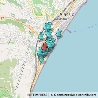 Mappa Via Don Boselli, 17021 Alassio SV, Italia (0.201)