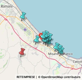 Mappa Viale Massaua, 47838 Riccione RN, Italia (2.44538)