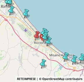 Mappa Viale Massaua, 47838 Riccione RN, Italia (5.42533)