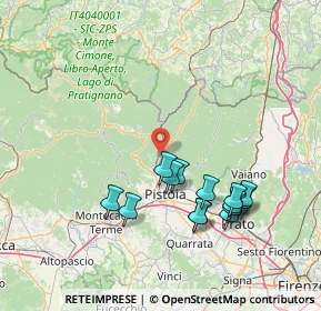 Mappa Via dei Gremignani, 51100 Pistoia PT, Italia (15.59643)