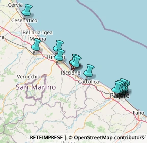 Mappa Viale Guglielmo Oberdan, 47838 Riccione RN, Italia (15.46833)