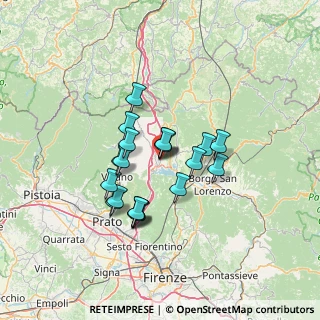 Mappa Via Aldo Moro, 50031 Barberino di Mugello FI, Italia (10.7365)