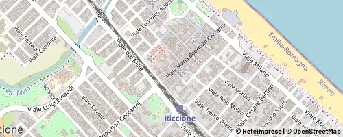 Mappa Riccione
