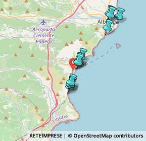 Mappa Via Privata Piani Romani, 17021 Alassio SV, Italia (3.35462)