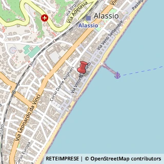 Mappa Via veneto 148, 17021 Alassio, Savona (Liguria)