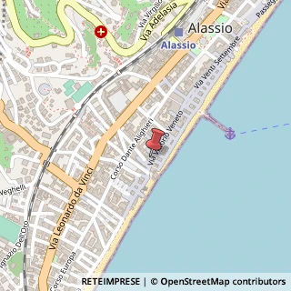 Mappa Via Vittorio Veneto, 142, 17021 Alassio, Savona (Liguria)