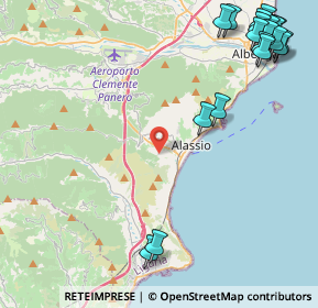 Mappa Regione Fenarina, 17021 Alassio SV, Italia (6.47579)