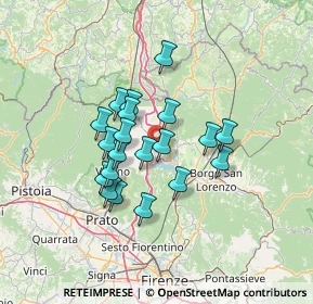 Mappa 50031 Barberino di Mugello FI, Italia (10.768)