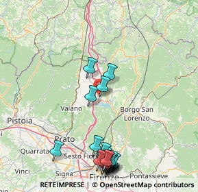 Mappa 50031 Barberino di Mugello FI, Italia (20.388)