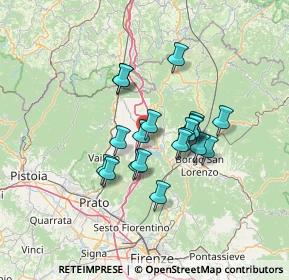 Mappa 50031 Barberino di Mugello FI, Italia (10.4345)