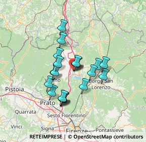 Mappa 50031 Barberino di Mugello FI, Italia (10.784)