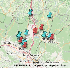 Mappa 50031 Barberino di Mugello FI, Italia (14.0235)