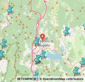Mappa 50031 Barberino di Mugello FI, Italia (6.94333)