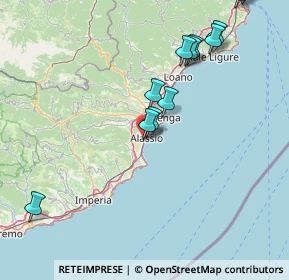 Mappa Via Nino Bixio, 17021 Alassio SV, Italia (18.17917)