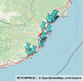 Mappa Via Nino Bixio, 17021 Alassio SV, Italia (11.73235)