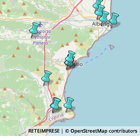 Mappa Via Nino Bixio, 17021 Alassio SV, Italia (4.31417)