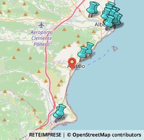 Mappa Via Nino Bixio, 17021 Alassio SV, Italia (5.83368)