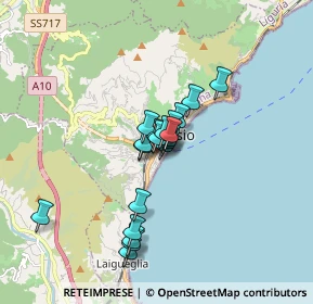 Mappa Via Flavio Gioia, 17021 Alassio SV, Italia (1.1715)