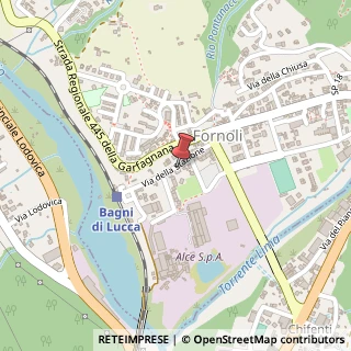 Mappa Via della Stazione, 3/A, 55022 Bagni di Lucca, Lucca (Toscana)