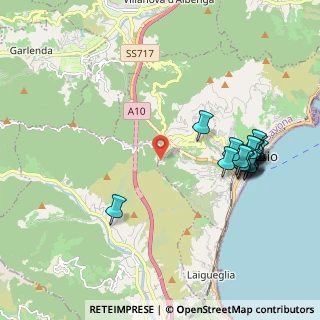 Mappa Via Ottone I, 17021 Alassio SV, Italia (2.2575)