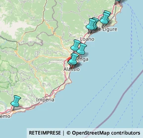 Mappa Via Cavour, 17021 Alassio SV, Italia (17.85)