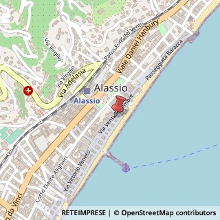 Mappa Via Cristoforo Colombo, 84, 17021 Alassio, Savona (Liguria)