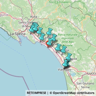 Mappa Via Cesare Battisti, 54100 Massa MS, Italia (12.84421)