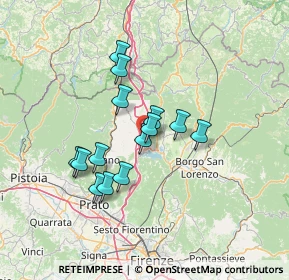 Mappa Via dell'Erede, 50031 Barberino di Mugello FI, Italia (11.32929)