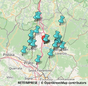 Mappa Via dell'Erede, 50031 Barberino di Mugello FI, Italia (10.307)