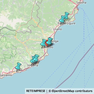 Mappa Via Tetti Rossi, 17021 Alassio SV, Italia (22.98909)