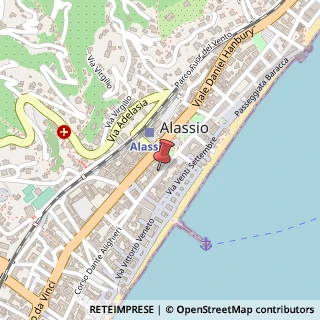 Mappa Corso Dante Alighieri, 261, 17021 Alassio, Savona (Liguria)