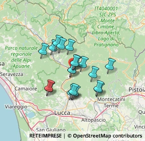 Mappa Via Giuliano Tovani 26 Fornoli, 55022 Bagni di Lucca LU, Italia (10.265)