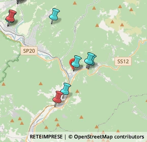 Mappa Via Giuliano Tovani 26 Fornoli, 55022 Bagni di Lucca LU, Italia (5.955)