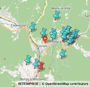 Mappa Via Giuliano Tovani 26 Fornoli, 55022 Bagni di Lucca LU, Italia (1.8945)