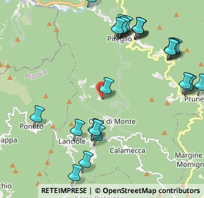 Mappa Località Le Granaie, 51020 Piteglio PT, Italia (2.62222)