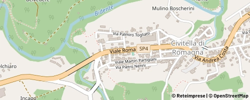 Mappa Civitella di Romagna