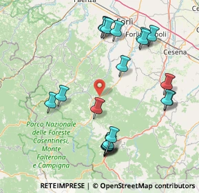 Mappa Civitella Di Romagna, 47012 Civitella di Romagna FC, Italia (17.8485)