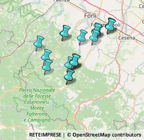 Mappa Civitella Di Romagna, 47012 Civitella di Romagna FC, Italia (12.00105)