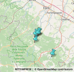 Mappa Civitella Di Romagna, 47012 Civitella di Romagna FC, Italia (33.255)