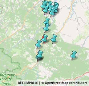 Mappa Civitella Di Romagna, 47012 Civitella di Romagna FC, Italia (8.211)