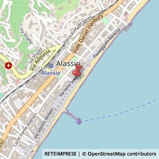 Mappa Via XX Settembre, 86, 17021 Alassio, Savona (Liguria)