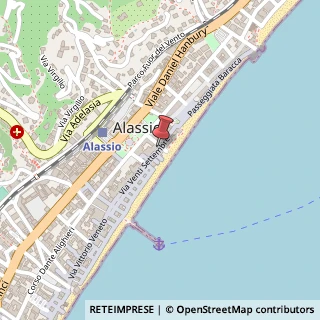 Mappa Via XX Settembre, 149, 17021 Alassio, Savona (Liguria)