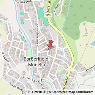 Mappa Corso Bartolomeo Corsini, 128, 50031 Barberino di Mugello, Firenze (Toscana)