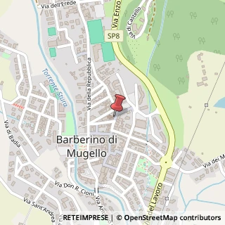 Mappa Corso Bartolomeo Corsini, 50031 Barberino di Mugello FI, Italia, 50031 Barberino di Mugello, Firenze (Toscana)