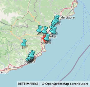 Mappa Via S. Giov. Battista, 17021 Alassio SV, Italia (12.512)