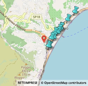 Mappa Via S. Giov. Battista, 17021 Alassio SV, Italia (0.74364)