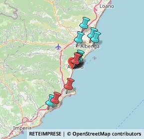 Mappa Via S. Giov. Battista, 17021 Alassio SV, Italia (4.6525)