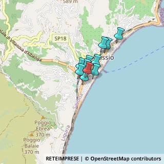 Mappa Via Paolo Ferreri, 17021 Alassio SV, Italia (0.45909)