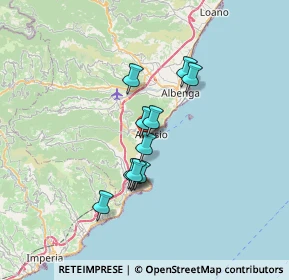 Mappa Via Privata Eredi Gaibisso, 17021 Alassio SV, Italia (5.09636)